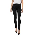 VERO MODA Female Skinny Fit Jeans VMSOPHIA High Waist, Colour: Black, Jeans/Trousers: XL / 34L, Black Phantom
