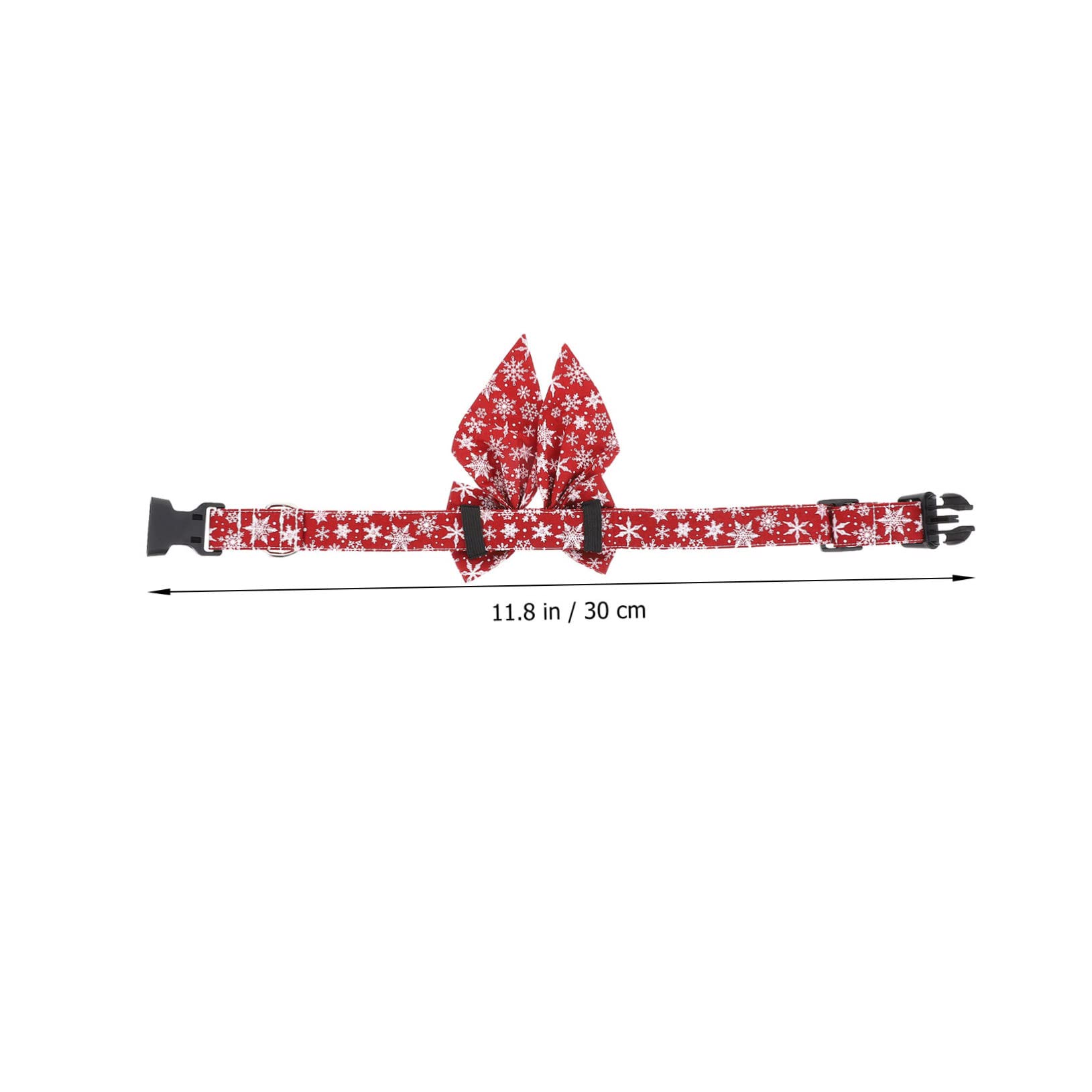 BESPORTBLE Collier pour Chat avec Nœud Décoratif Accessoire Noël pour Animaux Ajustable Léger