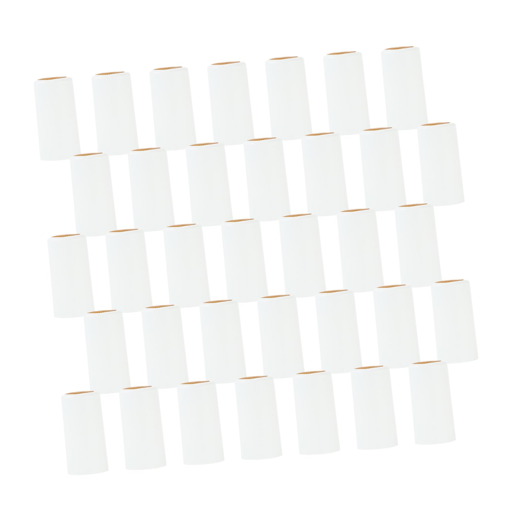 BRIGHTFUFU Wine Bottle Capsule Heat Shrinker 50pcs Multi-functional Bottle Caps White Pvc for Collection and Decor