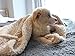 furrybaby Dog Blanket Soft Dog Blankets for Large Dogs Puppy Essentials Washable Sherpa Fleece Cat Blanket 32x40 Inches for Bed Furniture Couch Sofa (Medium, Beige)