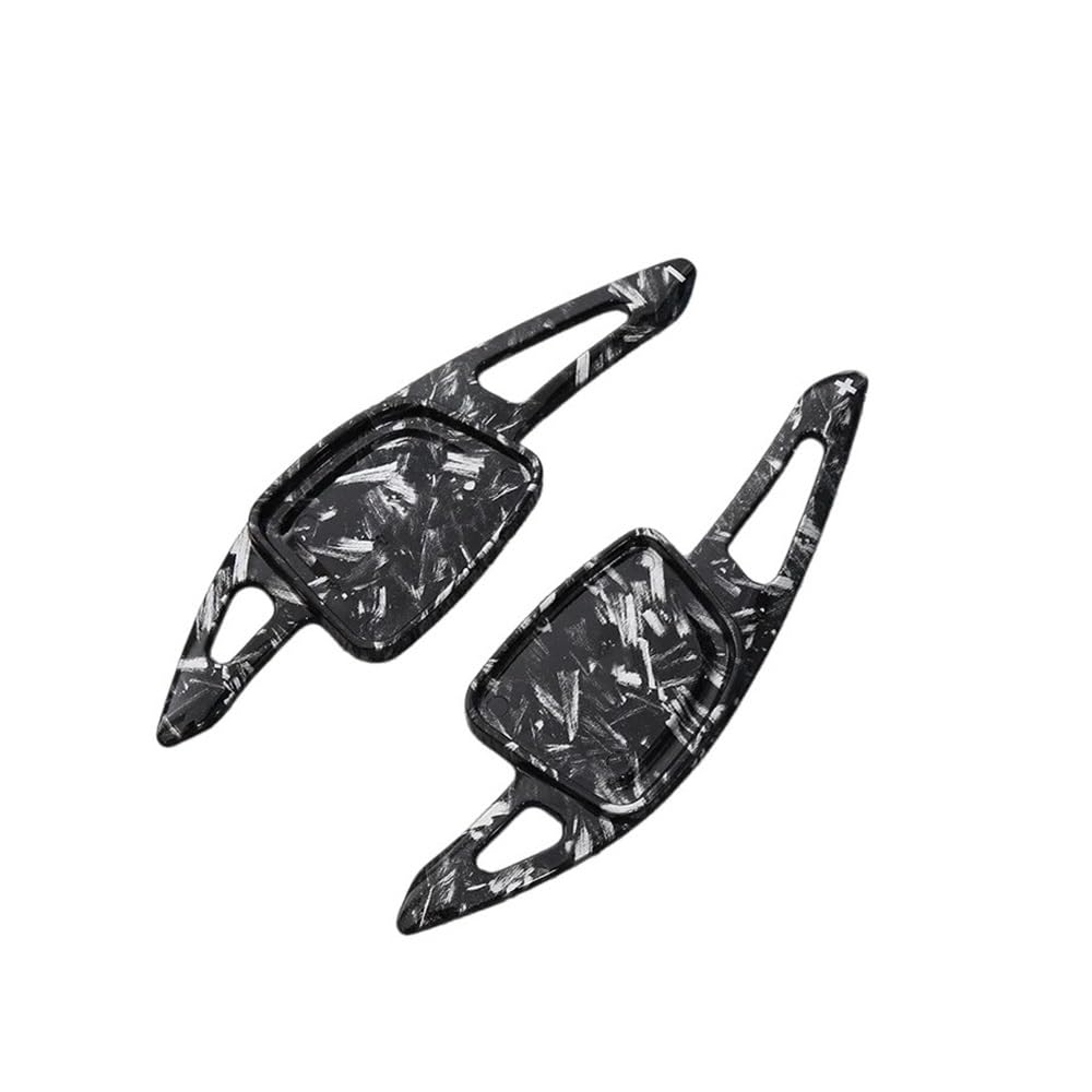 LACE2T Car Shift Paddles for A3 A4L A5 A6L A7 A8 S4 S6 S7 S8 Q6 2pcs Carbon Fiber Car Steering Wheel Shift Paddle Extension Shifters