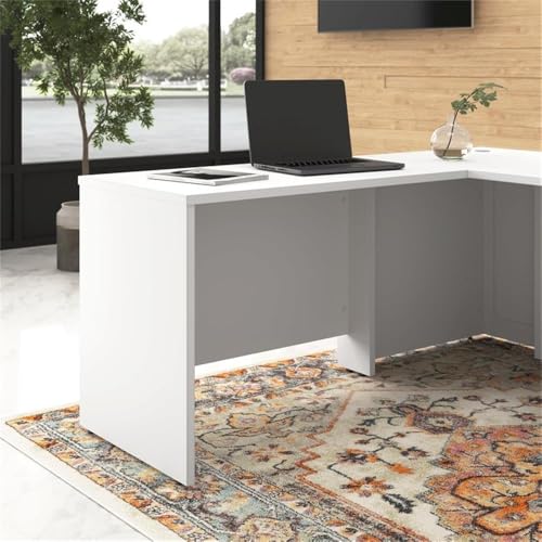 Bush Business Furniture HHR142WH-Z Hampton Heights 42W Computer Desk Return In White, Attachment thumb #1