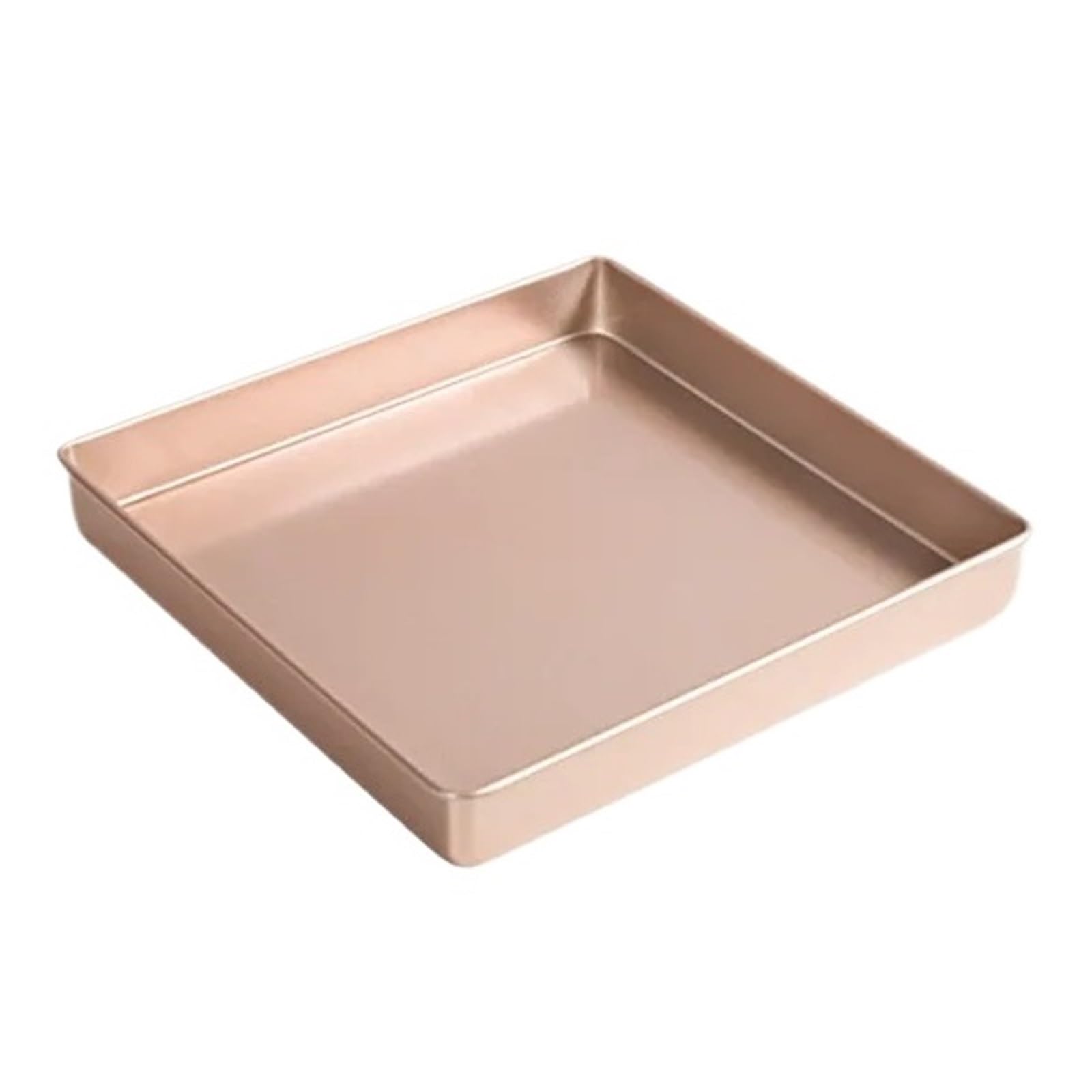 Plaque de cuisson carrée en acier au carbone pour gâteaux et pizzas L