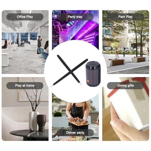 Image of Virtual Drum Stick Drum Set | Wireless Air Drumsticks with Speaker | Electric Drum Pad Experience | Portable Virtual Drum Instrument for Adults | Silent Practice Musical Instrument