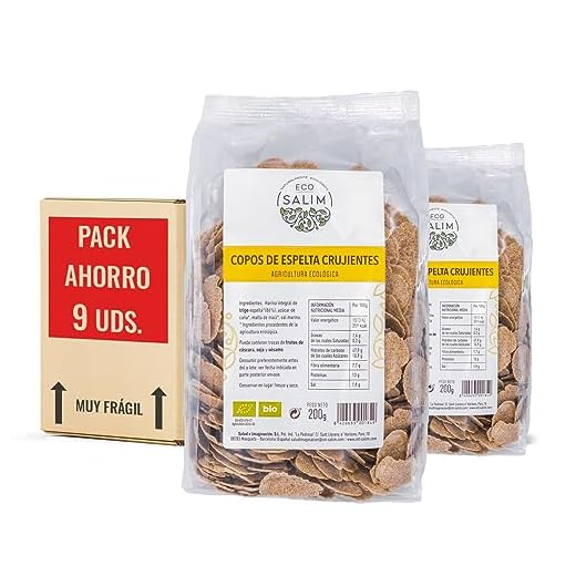 ECO SALIM - COPOS DE ESPELTA CRUJIENTE BIO PACK 9 UDS.