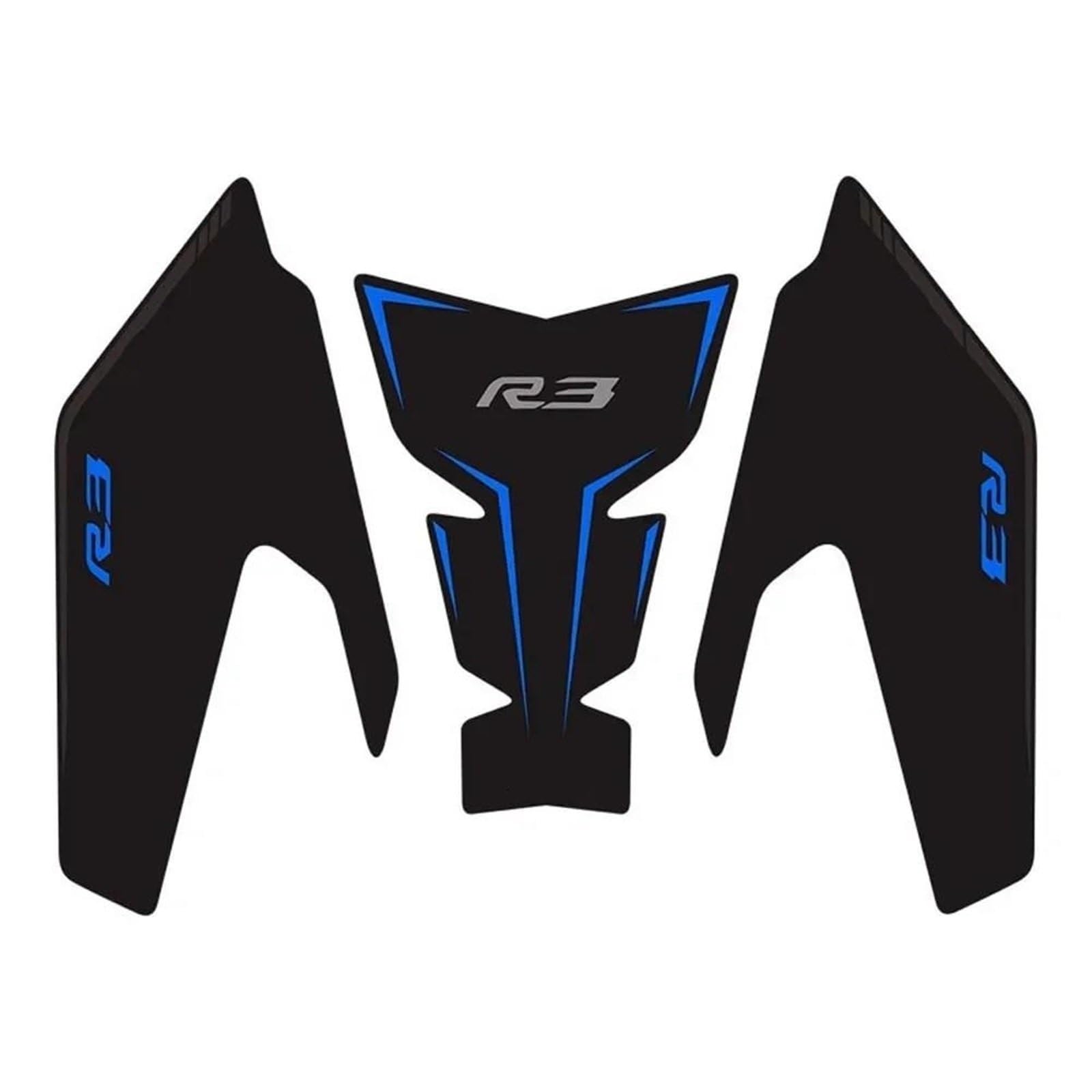 Stickers Decals Motorcycle Gas Fuel Tank Sticker for YZF R3 YZF-R3 YZFR3 2019-2026 Side Traction Pad Rubber Decals Motorbike Fuel Tank Pads