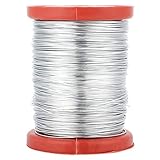 OUKENS Filo di Acciaio Inossidabile da 0,5 mm, Filo di Ferro per cornici per alveari Strumento per Apicoltura(Filo di Acciaio Inossidabile)
