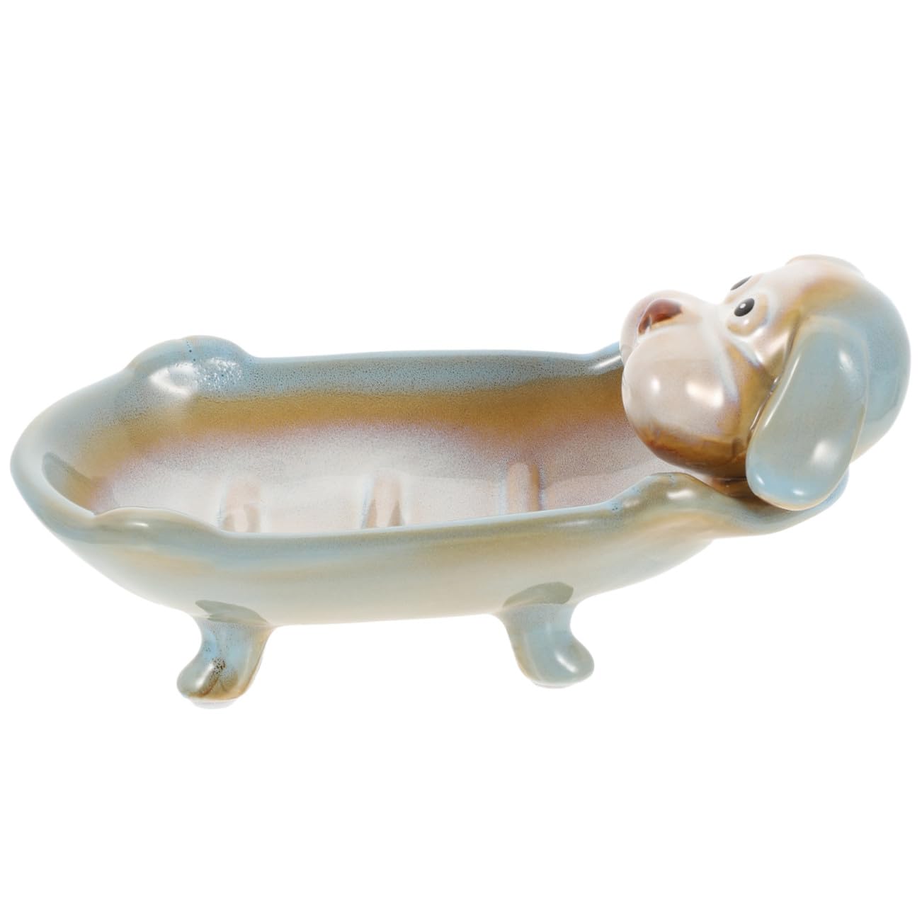 Portasapone in Ceramica per Bagno, Forma Animale Decorativa