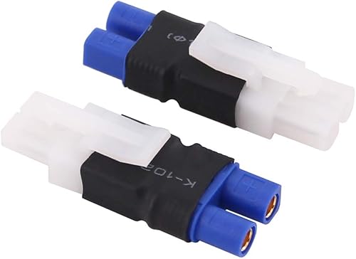 Miniatura 2 de 4 piezas compatibles con adaptador de conector RC macho hembra Tamiya a EC3 (C178-4)