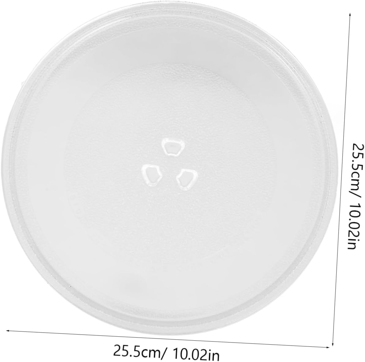 Ciieeo Microwave Turntable Glass Plate Replacement Oven Tray Compatible Models Sturdy and Easy to Install for Cooking and Reheating Food