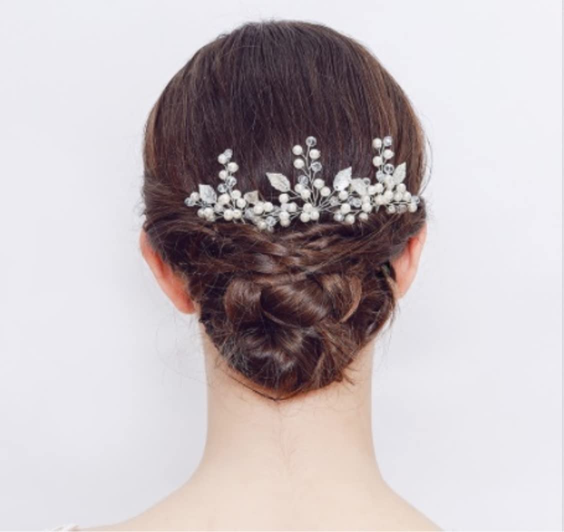 Haarkamm Steckkamm Haare Niedliche Haarkamm-Clip-Mädchen-Haarspangen-Kamm-Blumen-Haar-Accessoires-Haar-Seitenkämme Haarkamm Französisch