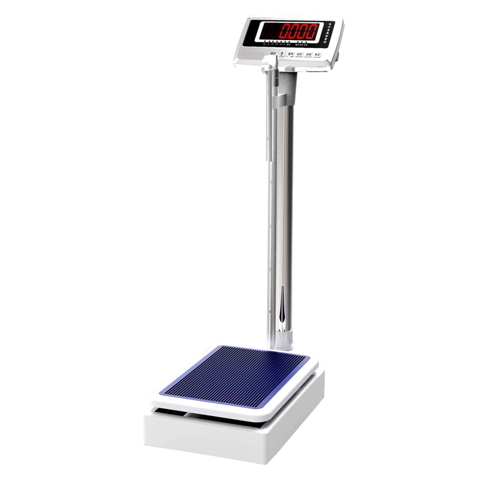 MYUYEE Office Scale,Electronic Height And Weight Scale,Stainless Steel Professional Measuring Scales With High-Definition Lcd Display,440Lbs/200Kg - Smart Physic
