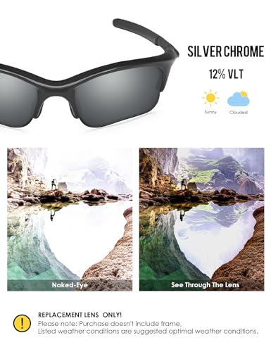 Image of BLAZERBUCK Replacement Lenses & Sock Kit for Oakley Half Jacket XLJ /Half Jacket XLJ Asian Fit Sunglass