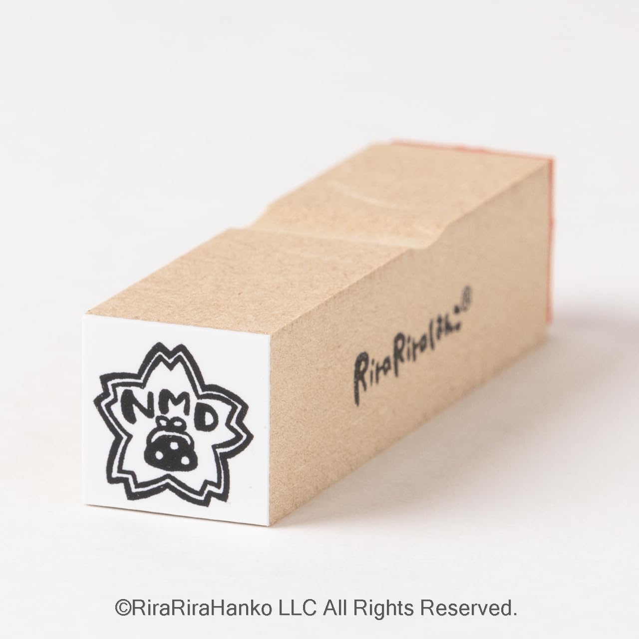 ドイツ製 輸入 ラバースタンプ マウント済『眼鏡をかけたサンタクロース』 ドイツ製 輸入 ラバースタンプ マウント済『眼鏡をかけた