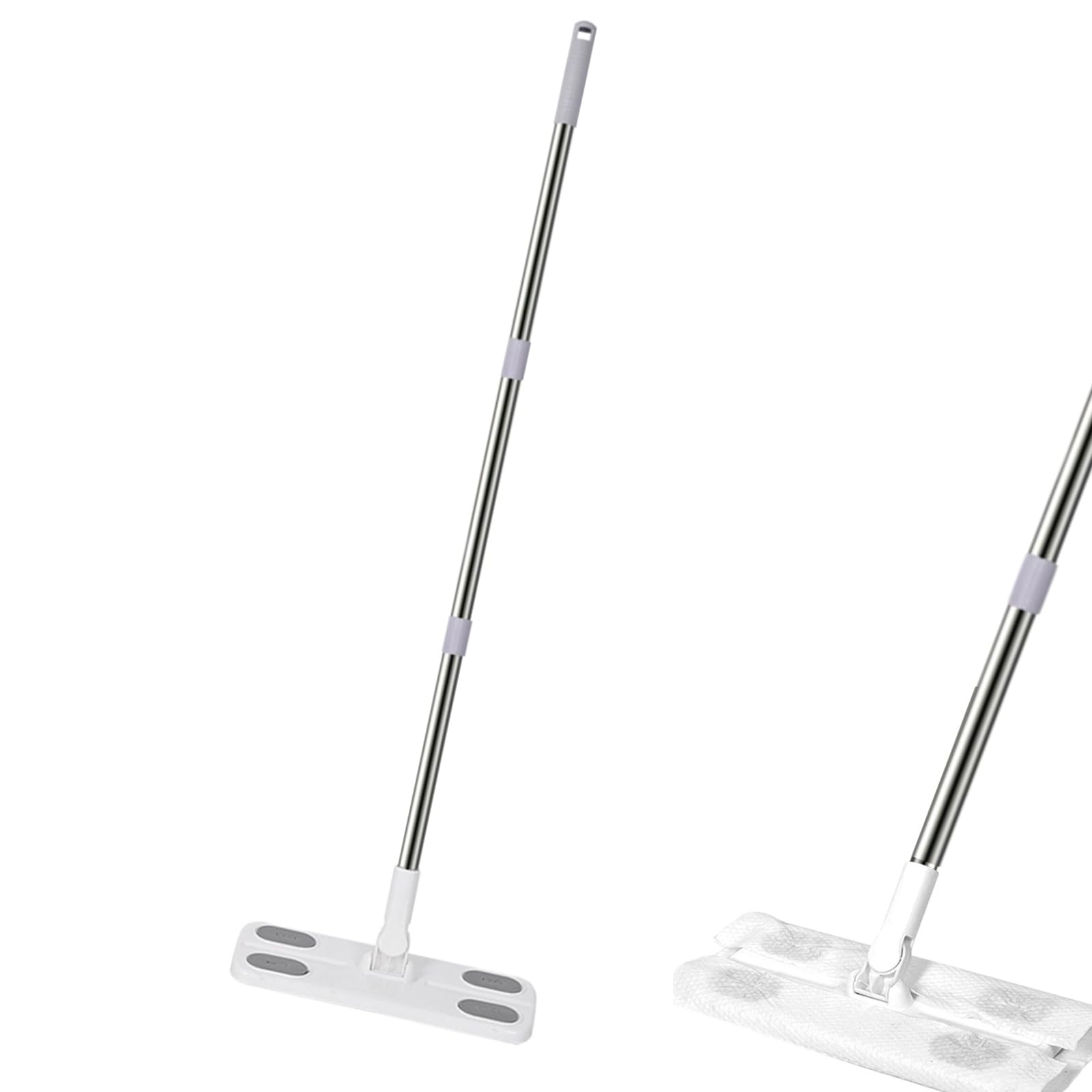 Static Floor Wipes Mop,360 Degree Rotation Flat Mop,Wet And Dry Flash Speedmop Kitchen Dust Mop For Laminate, Hardwood, Tile Floors Cleaning