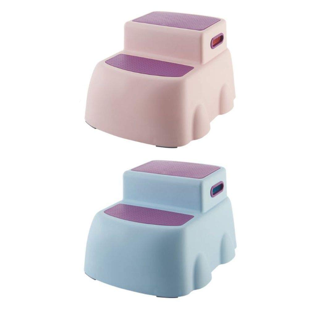 HAPPLiGNLY Double Height Step Stool,Toddler's Stool,Suitable for Potty Training in The Bathroom a/B/As Shown