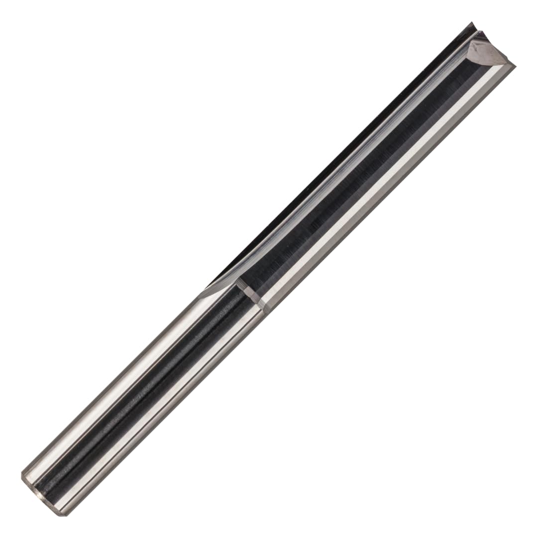 Rennie Tool 3.175mm x 32mm Flute Solid Carbide 2 Flute Straight Router Bit — image 1