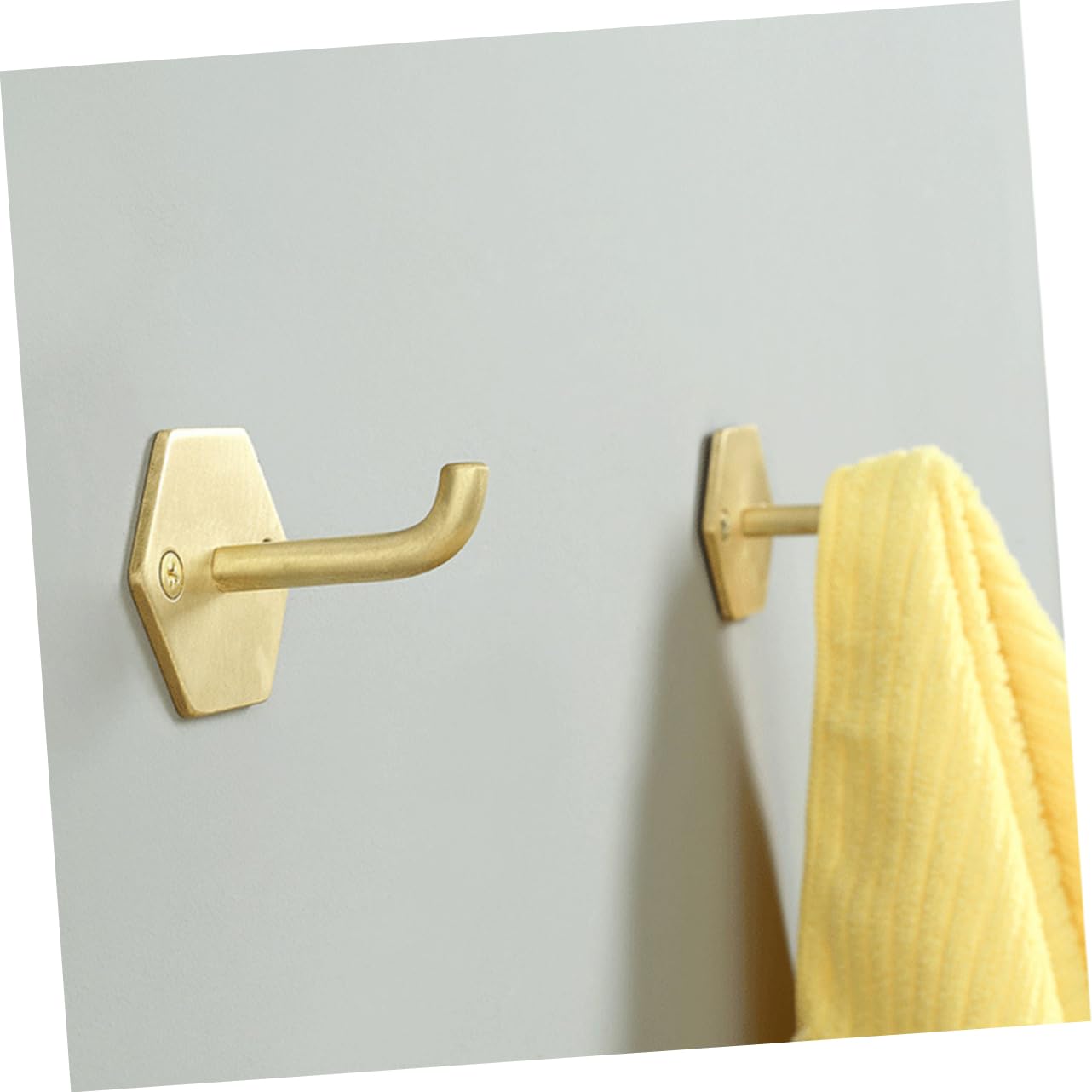 Operitacx Gancio da Parete Resistente in Ottone Appendiabiti Multifunzionale per Casa Bagno e Cucina Non Facile da Arrugginire o Deformare