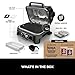Ninja Woodfire Pro Connect XL Elektrischer Grill und Smoker mit App-Steuerung, digitaler Sonde, großer 7-in-1 Outdoor Grill und Luftfritteuse mit Woodfire Pellets