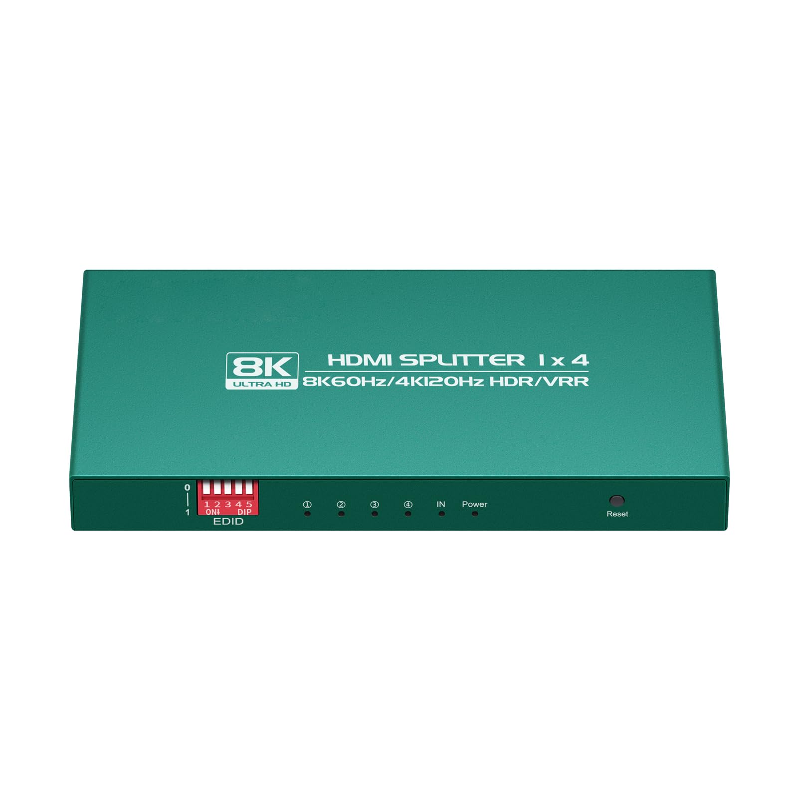 8K HDMI Splitter 1 in 4 Out 4k 120hz hue sync Box 1x4 hdmi duplicator 4k 120hz 4 Way hdmi2.1 Splitters PS5 hdmi 4 Way Splitter 1 in 4 Out 8k hdmi2.1 Splitters 1x4 PS5