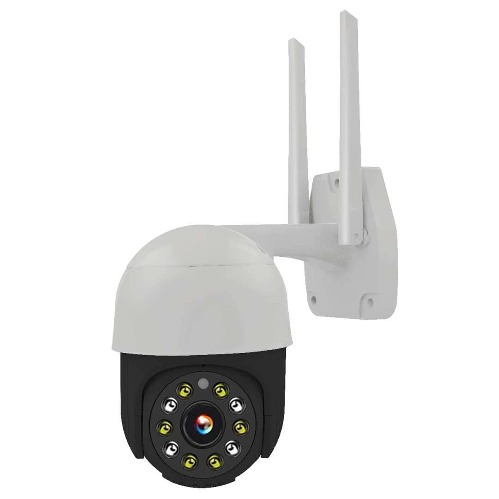 Caméra IP WiFi ZJ PTZ avec carte 16 Go noire pour surveillance à distance