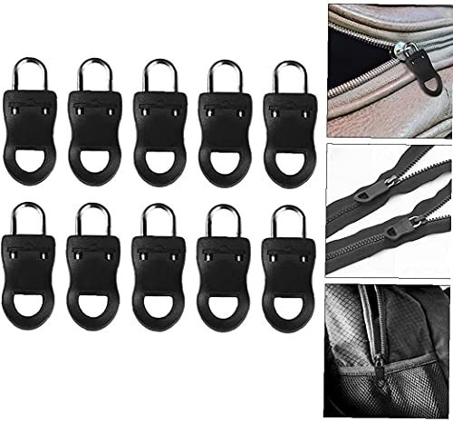 10 peças de abas de zíper removíveis puxadores de zíper DIY fixador de zíper para roupas ou bolsas,