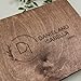 Enjoy The Wood Personalized Wooden Photo Album with Engraving - Handmade Scrapbook Album - Custom Memory Book for Wedding, Family & Special Moments - Photo Book Best Gift for Couple (Minimalism)