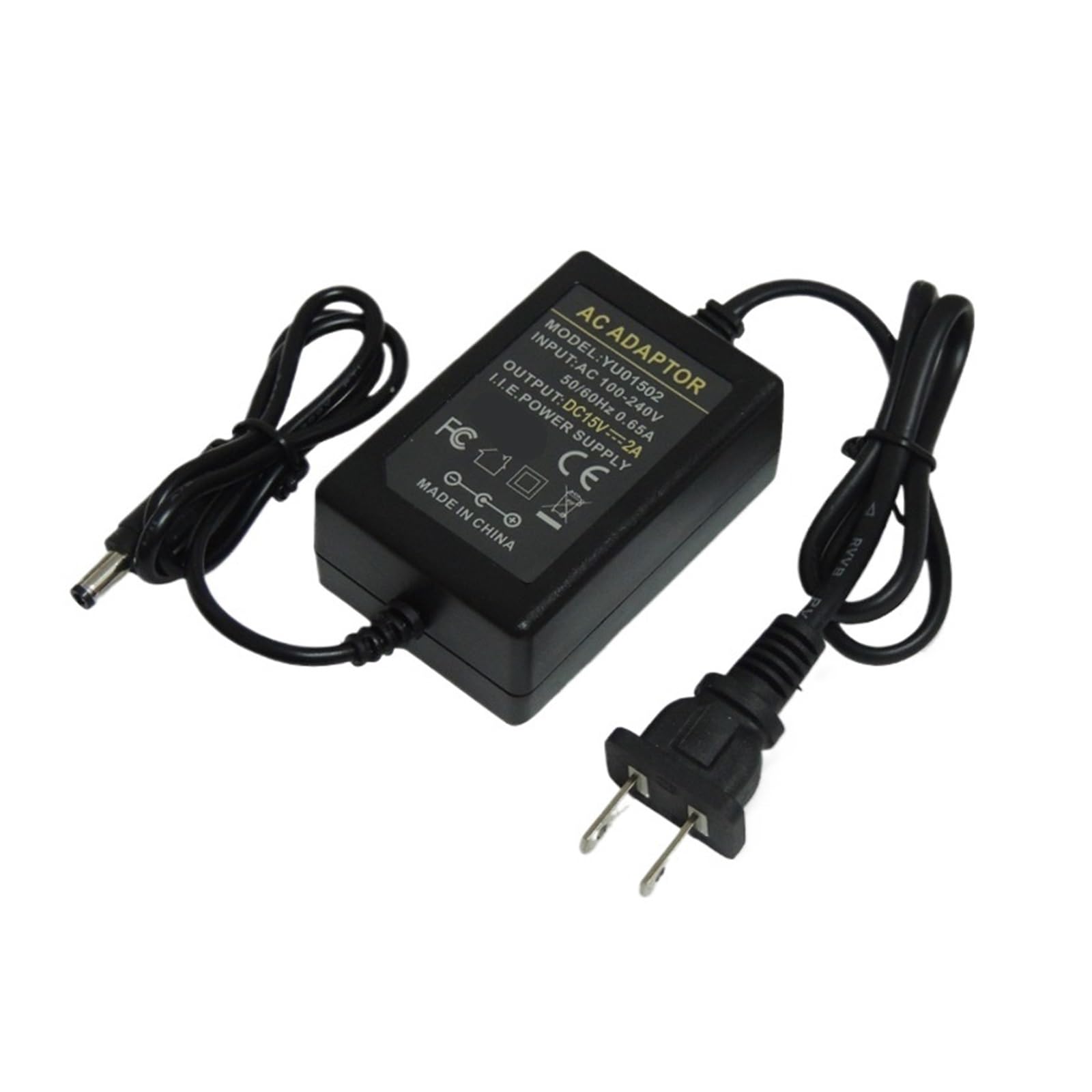 Cargador de escritorio de doble cable YU1502 de 15V evita desconexiones en tu oficina