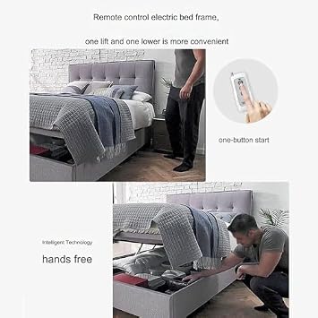 Heavy Duty Storage Lift Kit - Electric Bed Storage Lift, 2-Piece Space Saving Solution for Storage Box and Sofa