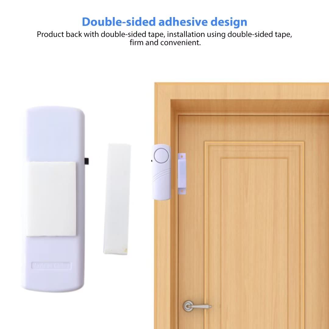 Door Alarm Wireless Wireless Window Door Burglar Alarm With 4 Magnetic  Sensors | Home Security System, 280m Range, 113dB Alarm Magnetic Contact Sensor  Alarm, image size:1080x1080