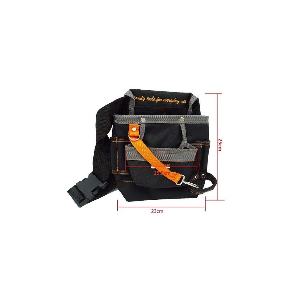 Marsupio Portaattrezzi Con Cintura - Tasche Multiple Per Elettricisti E Muratori - Foto 7