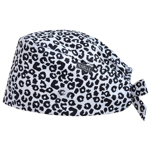 Image of Scrub Caps for Men and Women with Buttons, Classic Surgical Caps