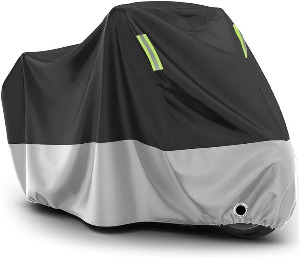 Telo Coprimoto per BMW R1200RT, Copertura Moto Impermeabile in Tessuto Oxford, Protezione Esterna Interna Anti-UV Antipolvere,Silver
