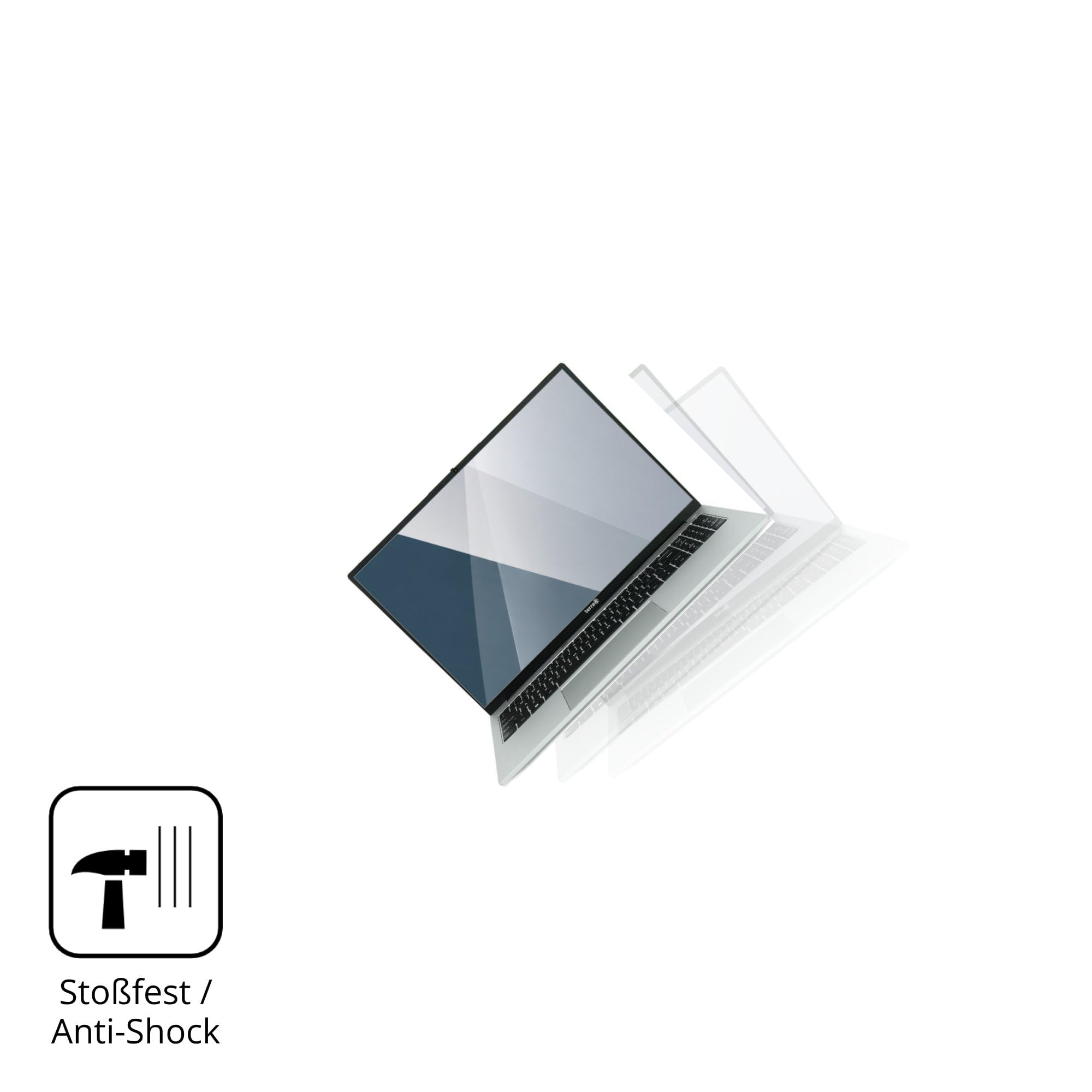 dipos 2x Protector de Pantalla 9H claro para Wortmann Terra Mobile 1610R | Transparente, no se rompe ni astilla, no es cristal, antigolpes, antiarañazos, sin burbujas, apto para fundas, autoadhesivo