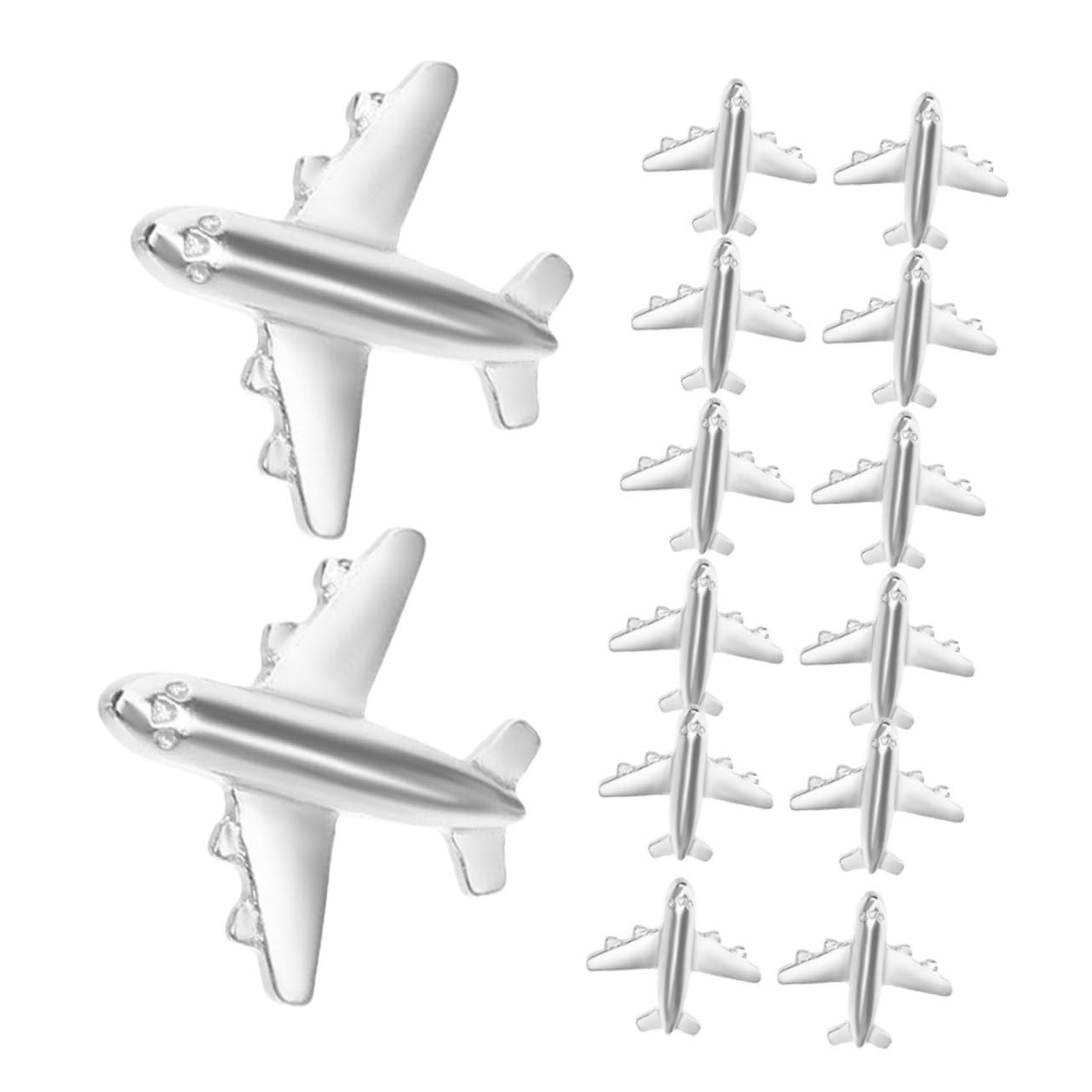 OSALADI 5 Series Chincheta De Avión De Metal Chincheta Decorativa Muro Alfiler De Cartel Chimeneas Mapa Tachuelas De Tablón De Anuncios Llave Pequeño Aguja De Acero Plata Piezas X 5