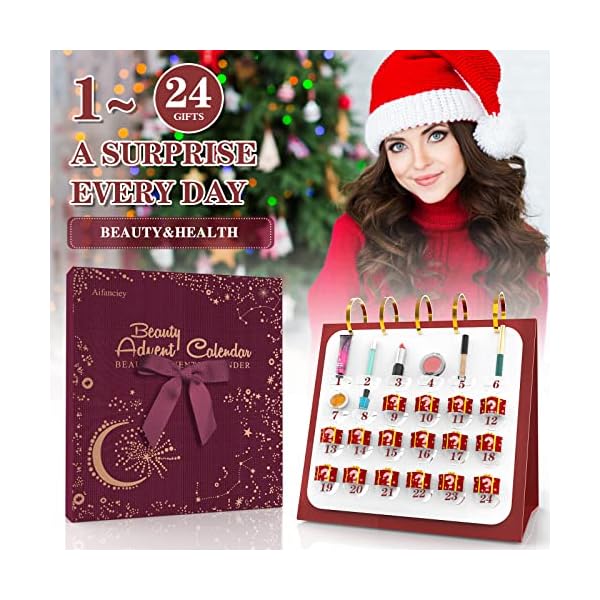 Beauty Adventskalender 2022-24 ausgewählte einzigartige Hautpflege Kosmetik Adventskalender, Überraschungs… – Bild 3