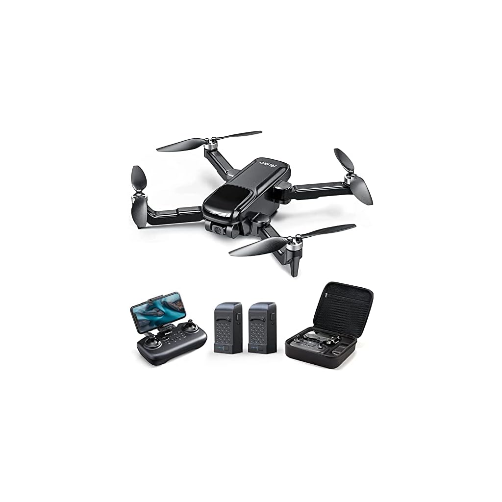 Ruko-U11PRO-First-Drone-With-Camera-for-Adults-52-Min-Fly-Fun-Time-2-Extra-Batteries-GPS-Auto-Return-Follow-Me-Upgraded-Brushless-Motor-Scale-5-Wind-Resistance-Carrying-Case-Beginners