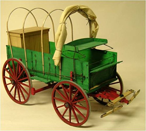 Model Trailways Cowboy Chuck Wagon 1860 1:12 Scale Wooden Model Kit