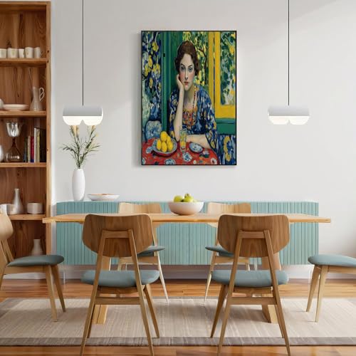 Tableau Decoration Murale Vert pour Murs Vides Chambre - 4