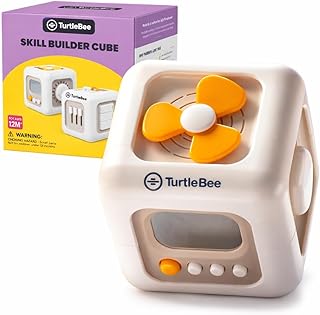 TurtleBee 6-in-1 Montessori Toy | Life Skill Builder Cube | Toys for Kids 1–3 Years | Activity Cube | Fine Motor Skills & Price In India