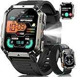 IOWODO Reloj Inteligente Hombre, 2 Correas(iOS/Android)