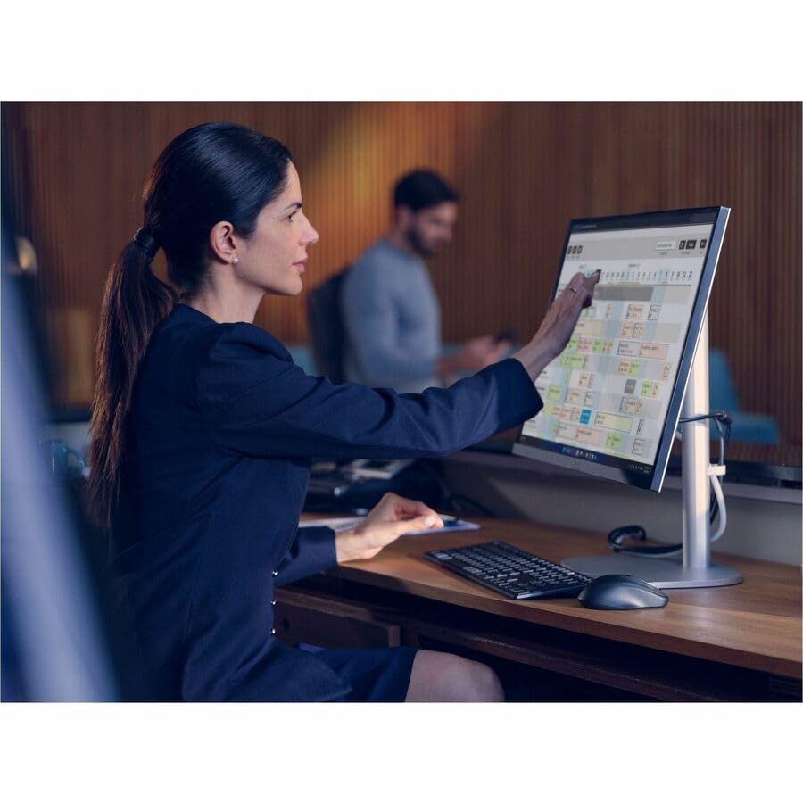Image of HP EliteStudio 8 AiO G1i All-in-One Desktop Computer - Intel Core Ultra 5 235 - vPro Technology - 32 GB RAM - 512 GB SSD - 23.8 inch Full HD - Pike Silver - Intel Q870 Chip - 1920 x 1080 - Windows 11 Pro