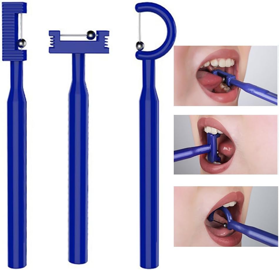 3X Tongue Tip Lateralization Tools Muscle Training Tool Tongue Tip Exercise Set Speech Talk Tool