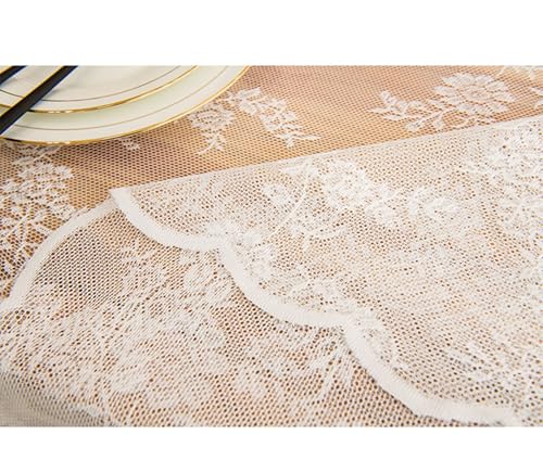 Nappe rectangulaire blanche résistante aux rayures et durable