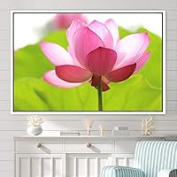Framed Canvas Wall Art Bright Flowers Closeup Colorful Cool Floral Multicolor Petal Photography Realism Romantics - 16x24 inches