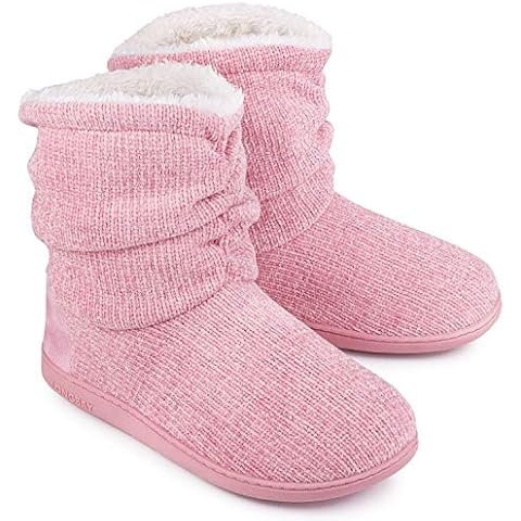 LongBay Ladies Memory Foam Bootie Slippers Cover