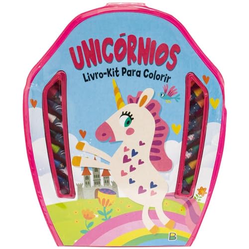 Livro-Kit Para Colorir: Unicórnios