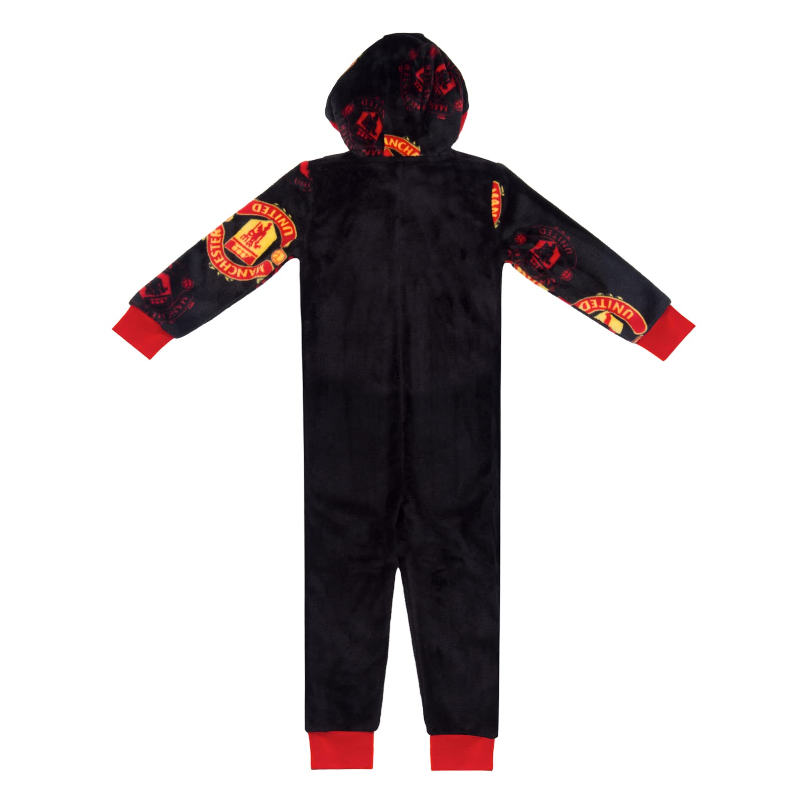Manchester United FC Officiel - Combinaison Pyjama en Polaire - thème Football - Enfant
