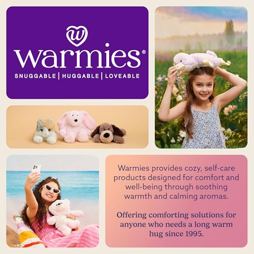 Image of warmies x Spongebob Plush, Microwavable Weighted Plushies, 7.5 in | Weighted SpongeBob SquarePants Stuffed Animal, Real Grain Fill, Microwave 90 Sec, Freeze 2-3 Hrs, Calming French Lavender