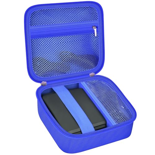 Image of Case Compatible with GL-BE3600 /SFT1200 / MT3000 / AXT1800 / MT1300 / A1300 for Glinet Travel Router for Hotel WiFi, Portable Router Storage Holder for Gl.inet Slate 7 Router Accessories(Box Only) - Blue